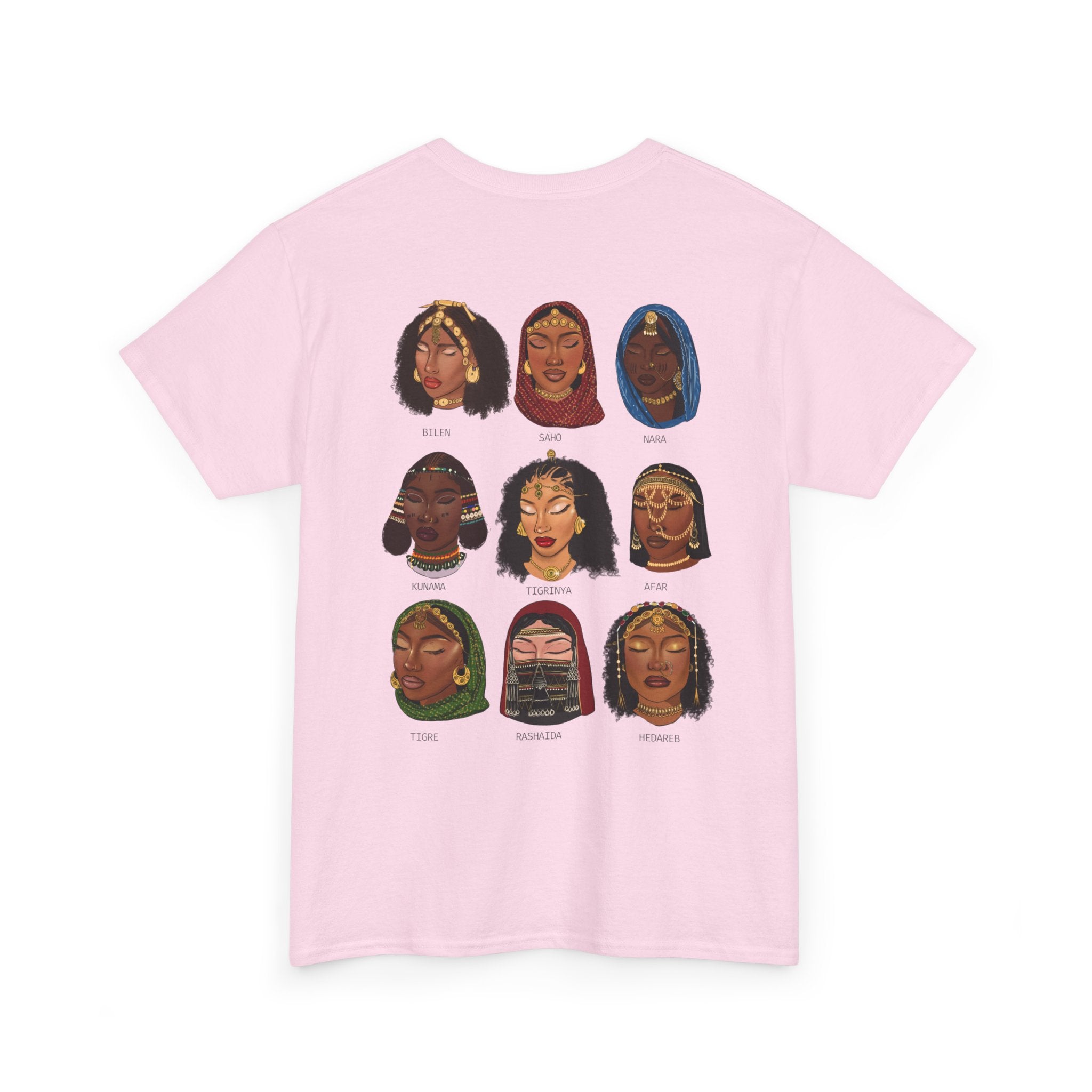 Eritrea Tribes - Unisex Heavy Cotton Tee